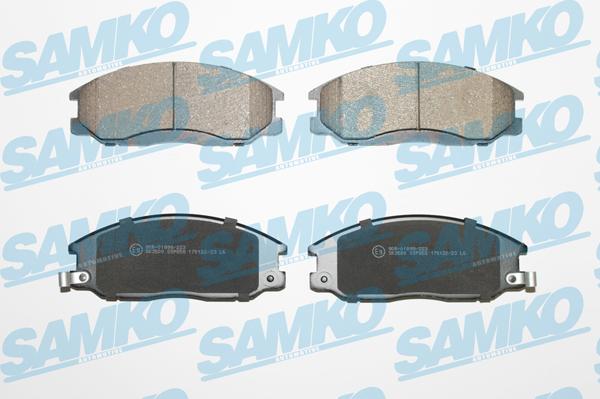 Samko 5SP858 - Brake Pad Set, disc brake autospares.lv
