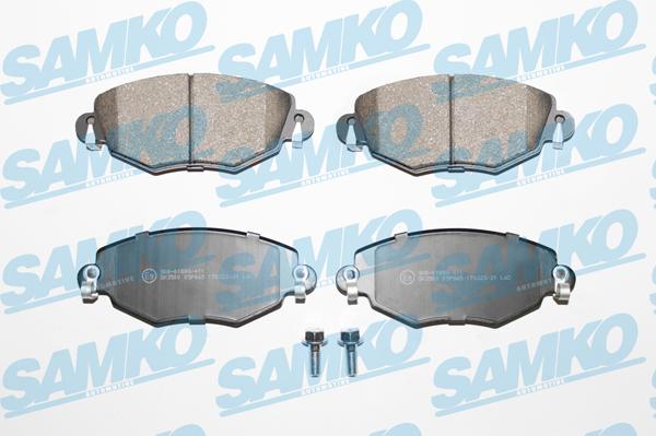 Samko 5SP865 - Brake Pad Set, disc brake autospares.lv