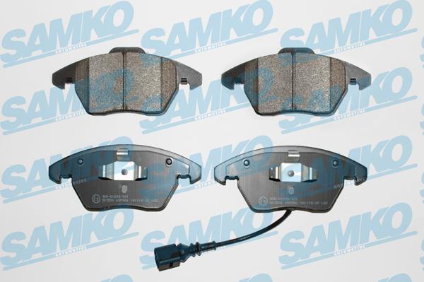 Samko 5SP866 - Brake Pad Set, disc brake autospares.lv