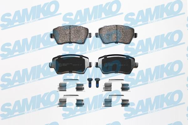 Samko 5SP867K - Brake Pad Set, disc brake autospares.lv