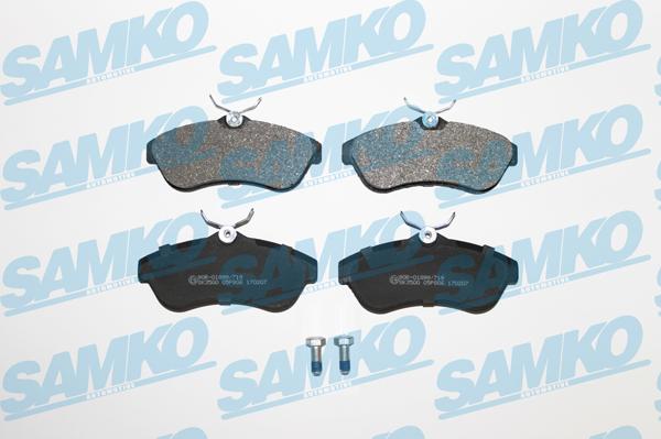 Samko 5SP806 - Brake Pad Set, disc brake autospares.lv