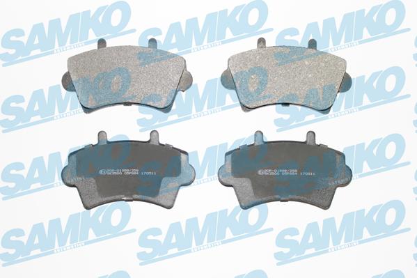 Samko 5SP884 - Brake Pad Set, disc brake autospares.lv