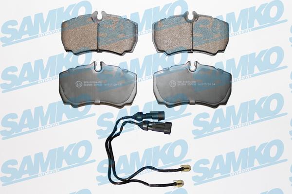 Samko 5SP830A - Brake Pad Set, disc brake autospares.lv