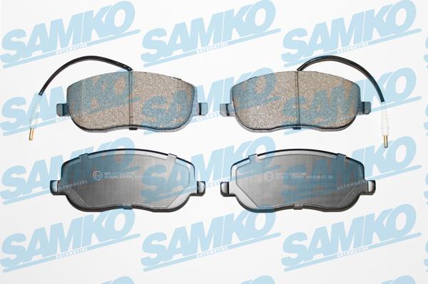 Samko 5SP831 - Brake Pad Set, disc brake autospares.lv
