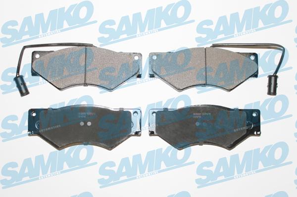 Samko 5SP879 - Brake Pad Set, disc brake autospares.lv