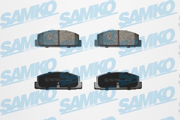Samko 5SP876 - Brake Pad Set, disc brake autospares.lv