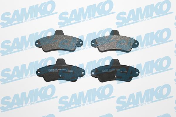 Samko 5SP870 - Brake Pad Set, disc brake autospares.lv