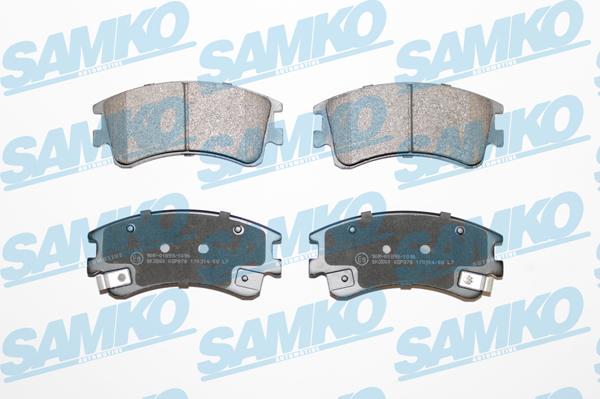 Samko 5SP878 - Brake Pad Set, disc brake autospares.lv