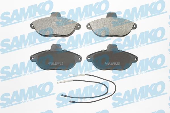 Samko 5SP346 - Brake Pad Set, disc brake autospares.lv