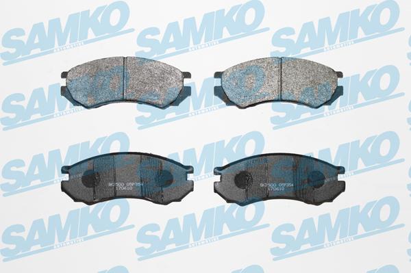 Samko 5SP354 - Brake Pad Set, disc brake autospares.lv