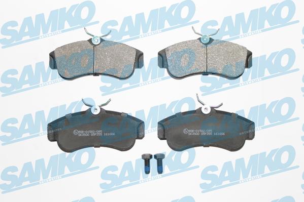 Samko 5SP355 - Brake Pad Set, disc brake autospares.lv
