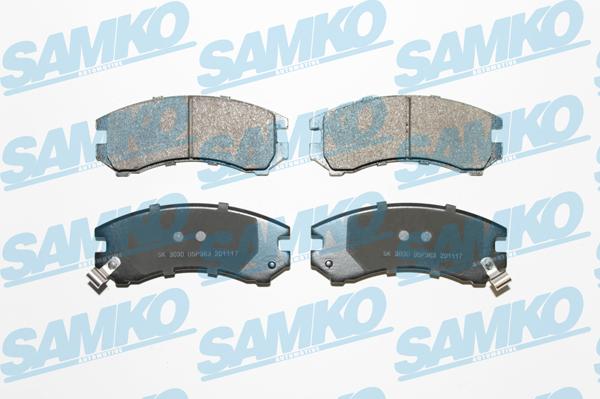 Samko 5SP363 - Brake Pad Set, disc brake autospares.lv