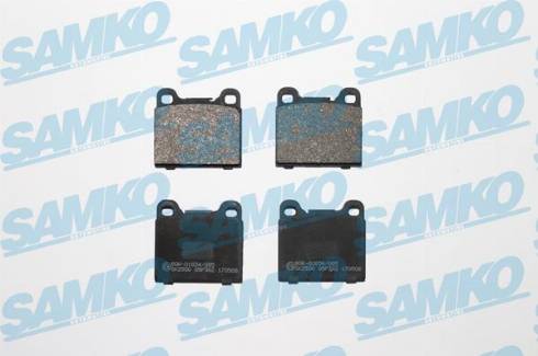 Samko 5SP362 - Brake Pad Set, disc brake autospares.lv