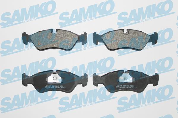 Samko 5SP304 - Brake Pad Set, disc brake autospares.lv