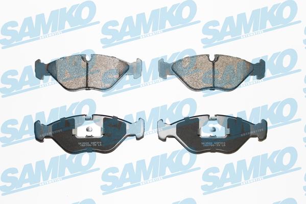 Samko 5SP310 - Brake Pad Set, disc brake autospares.lv