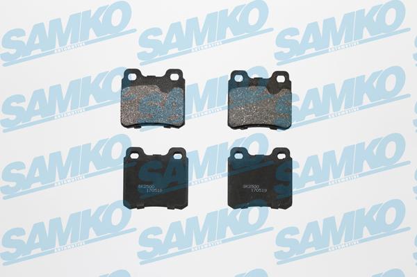 Samko 5SP317 - Brake Pad Set, disc brake autospares.lv