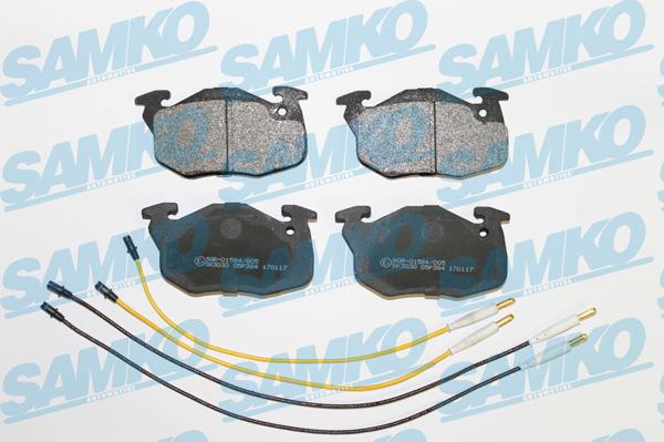 Samko 5SP384 - Brake Pad Set, disc brake autospares.lv