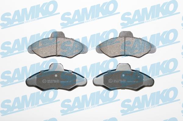 Samko 5SP383 - Brake Pad Set, disc brake autospares.lv