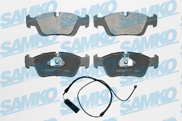 Samko 5SP331A - Brake Pad Set, disc brake autospares.lv