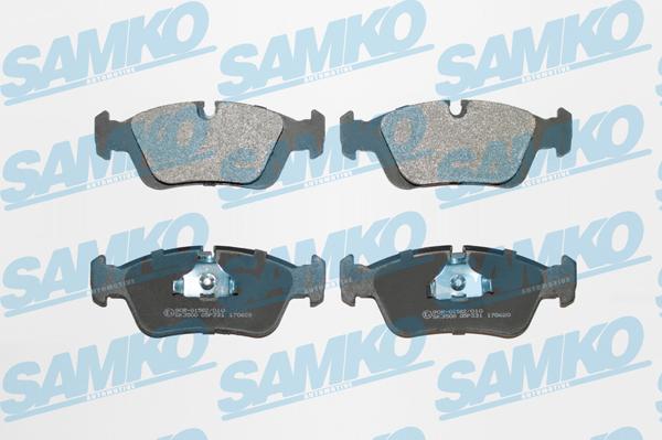 Samko 5SP331 - Brake Pad Set, disc brake autospares.lv