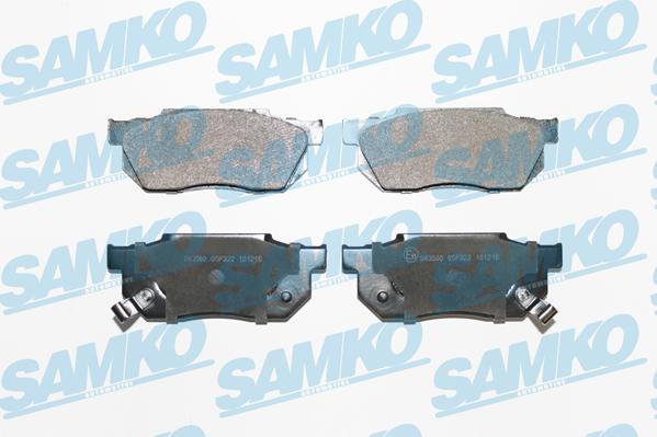 Samko 5SP322 - Brake Pad Set, disc brake autospares.lv