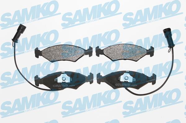 Samko 5SP327 - Brake Pad Set, disc brake autospares.lv