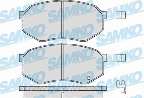 Samko 5SP374 - Brake Pad Set, disc brake autospares.lv