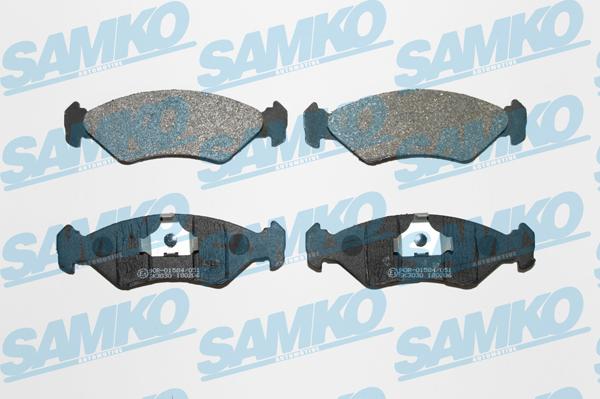 Samko 5SP295 - Brake Pad Set, disc brake autospares.lv