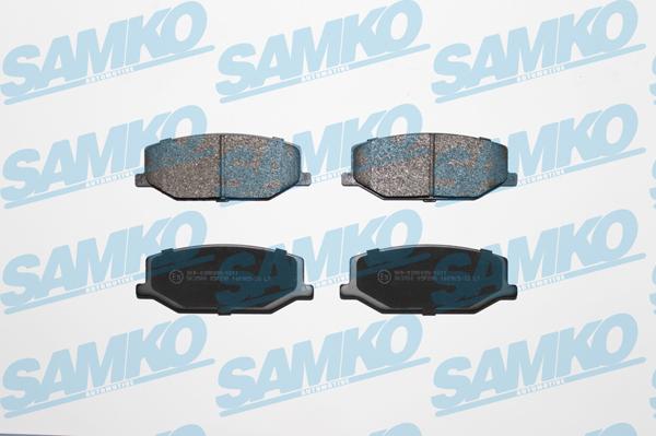 Samko 5SP290 - Brake Pad Set, disc brake autospares.lv