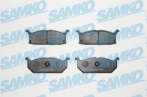 Samko 5SP291 - Brake Pad Set, disc brake autospares.lv