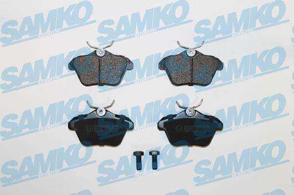 Samko 5SP298 - Brake Pad Set, disc brake autospares.lv