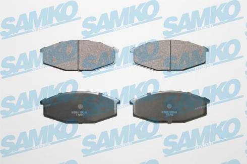 Samko 5SP249 - Brake Pad Set, disc brake autospares.lv