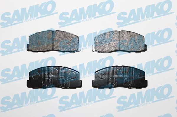 Samko 5SP260 - Brake Pad Set, disc brake autospares.lv