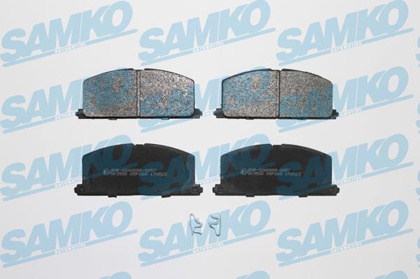 Samko 5SP268 - Brake Pad Set, disc brake autospares.lv