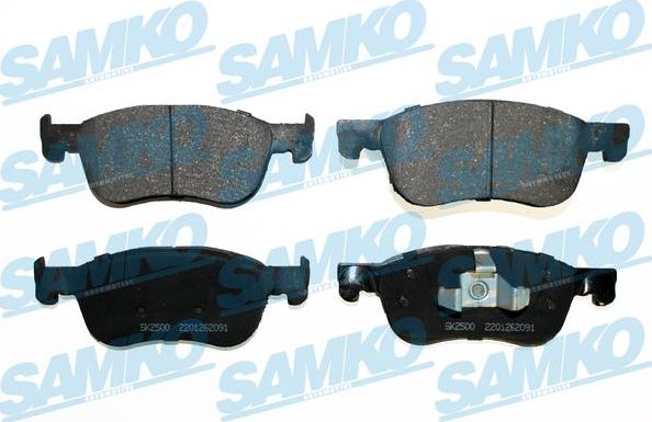 Samko 5SP2091 - Brake Pad Set, disc brake autospares.lv