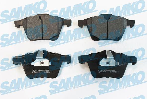 Samko 5SP2093 - Brake Pad Set, disc brake autospares.lv
