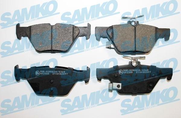 Samko 5SP2097 - Brake Pad Set, disc brake autospares.lv