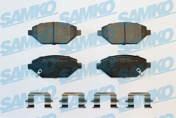 Samko 5SP2049K - Brake Pad Set, disc brake autospares.lv