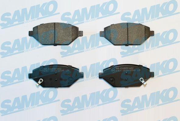 Samko 5SP2049 - Brake Pad Set, disc brake autospares.lv