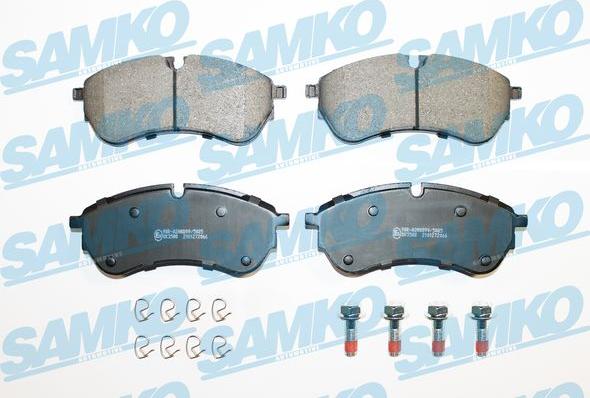 Samko 5SP2066 - Brake Pad Set, disc brake autospares.lv