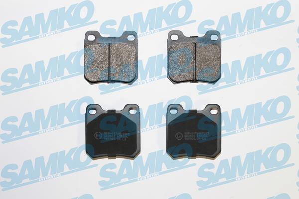 Samko 5SP206 - Brake Pad Set, disc brake autospares.lv