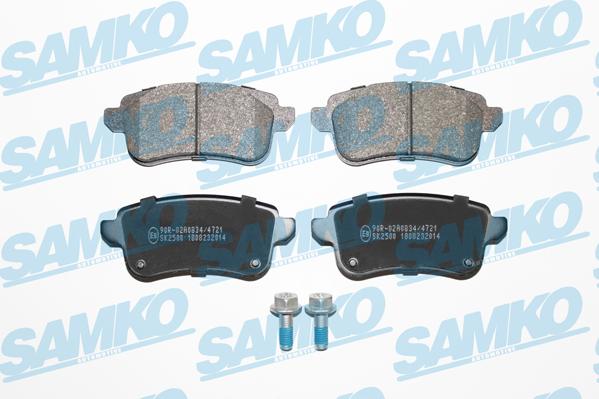 Samko 5SP2014 - Brake Pad Set, disc brake autospares.lv