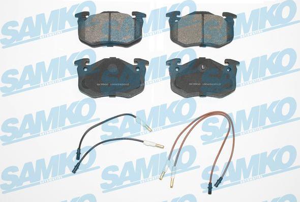 Samko 5SP201 - Brake Pad Set, disc brake autospares.lv