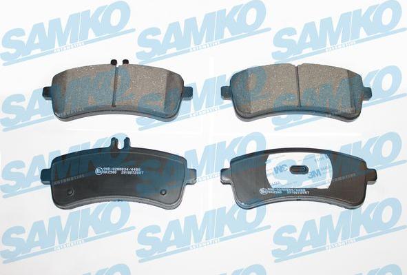 Samko 5SP2087 - Brake Pad Set, disc brake autospares.lv