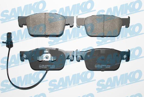 Samko 5SP2038 - Brake Pad Set, disc brake autospares.lv