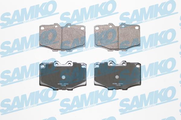 Samko 5SP202 - Brake Pad Set, disc brake autospares.lv