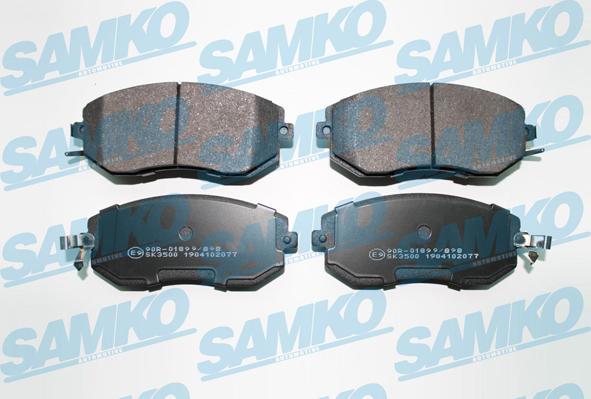 Samko 5SP2077 - Brake Pad Set, disc brake autospares.lv