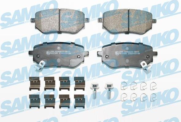 Samko 5SP2150K - Brake Pad Set, disc brake autospares.lv