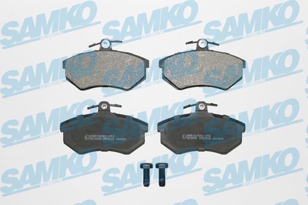 Samko 5SP216 - Brake Pad Set, disc brake autospares.lv