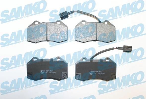 Samko 5SP2106 - Brake Pad Set, disc brake autospares.lv